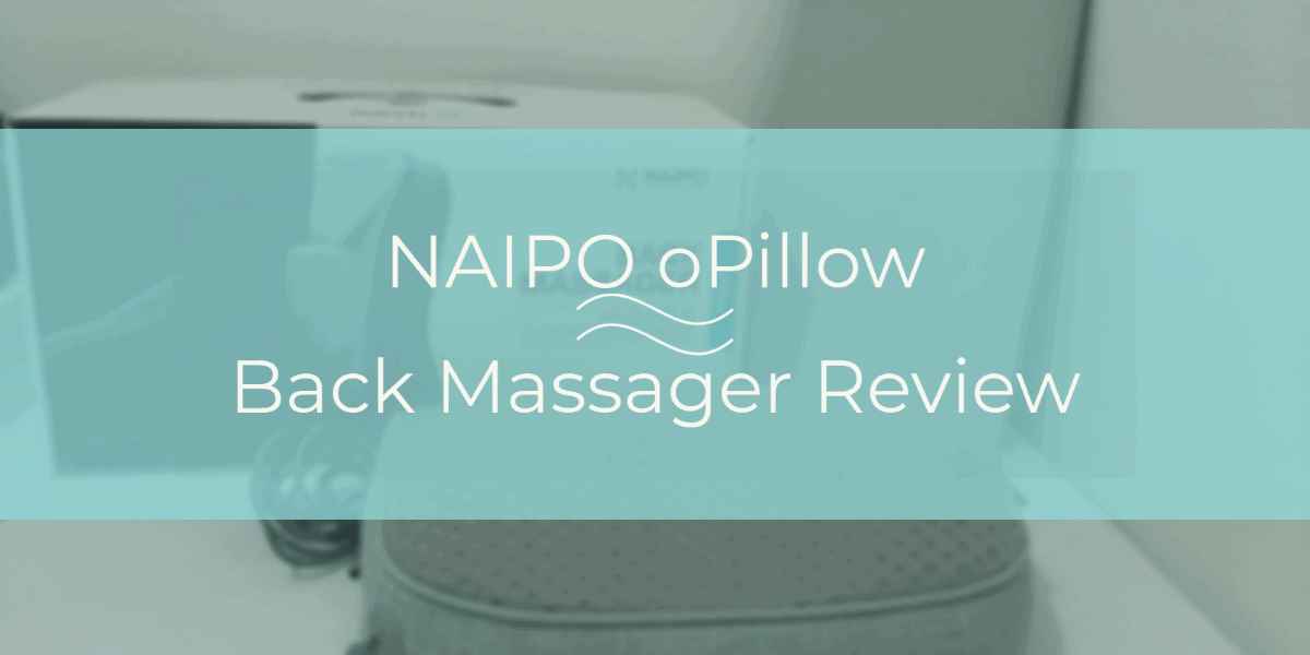 Pillow Back Massager Review - Massage & Bloggywork