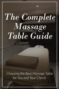 complete massage table guided
