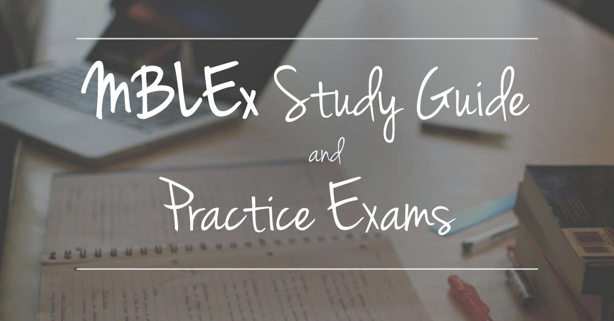 mblex study guide and practice exams